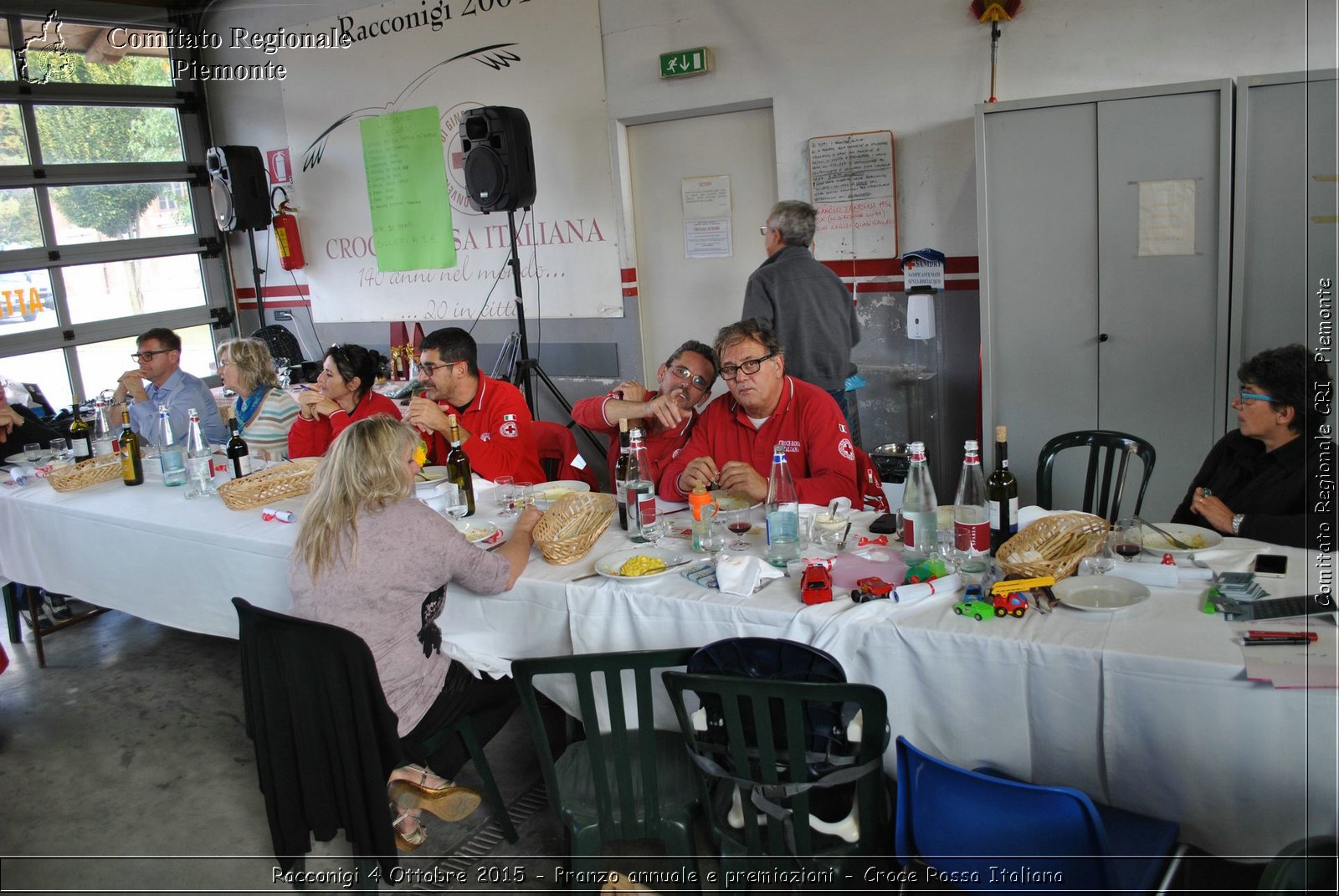 Racconigi 4 Ottobre 2015 - Pranzo annuale e premiazioni - Croce Rossa Italiana- Comitato Regionale del Piemonte