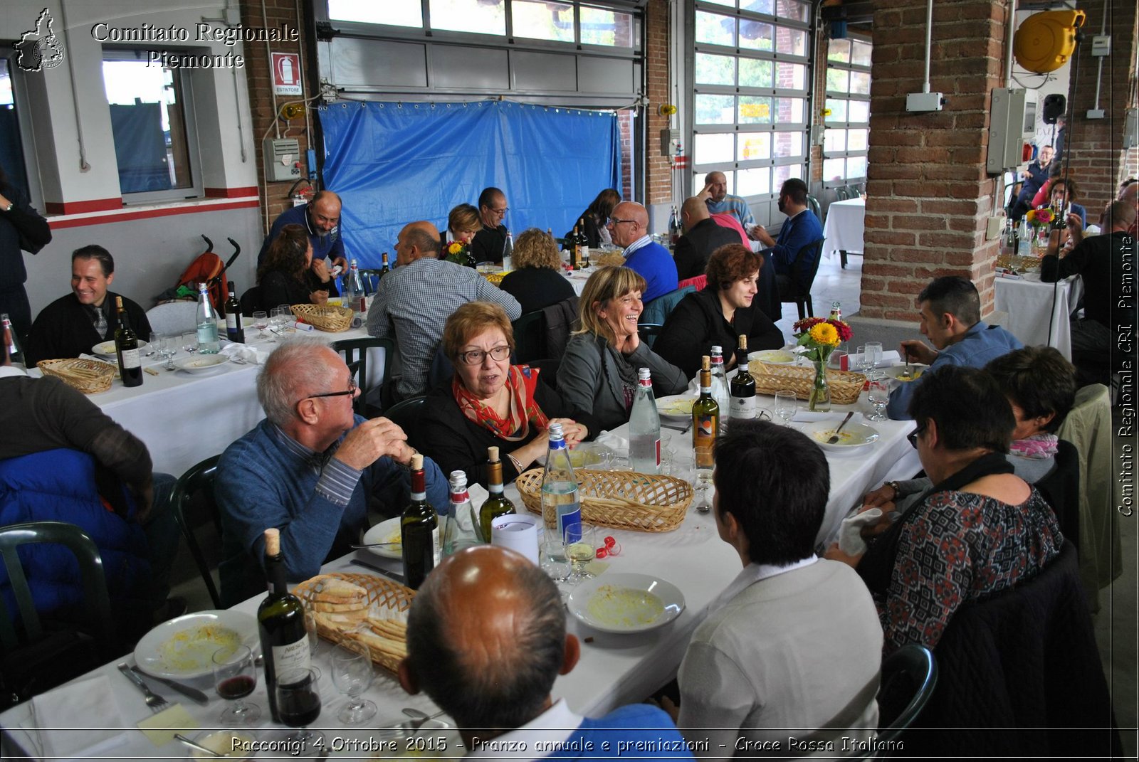 Racconigi 4 Ottobre 2015 - Pranzo annuale e premiazioni - Croce Rossa Italiana- Comitato Regionale del Piemonte