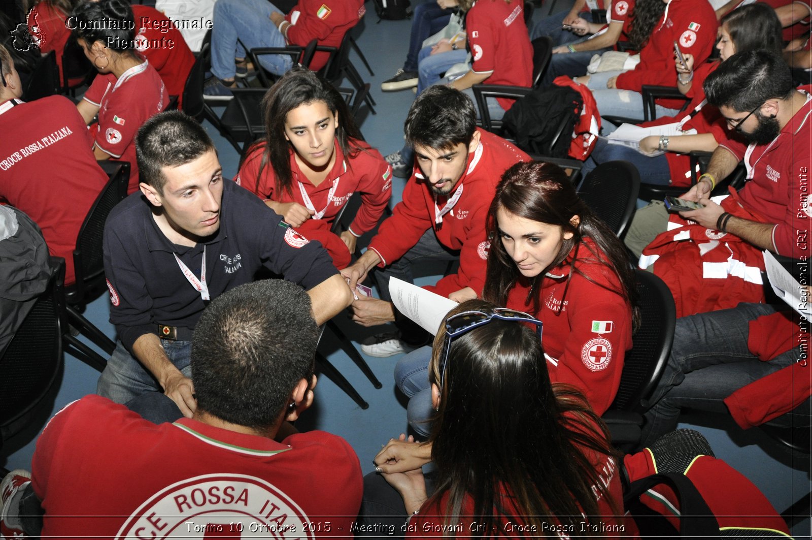 Torino 10 Ottobre 2015 - Meeting dei Giovani Cri - Croce Rossa Italiana- Comitato Regionale del Piemonte