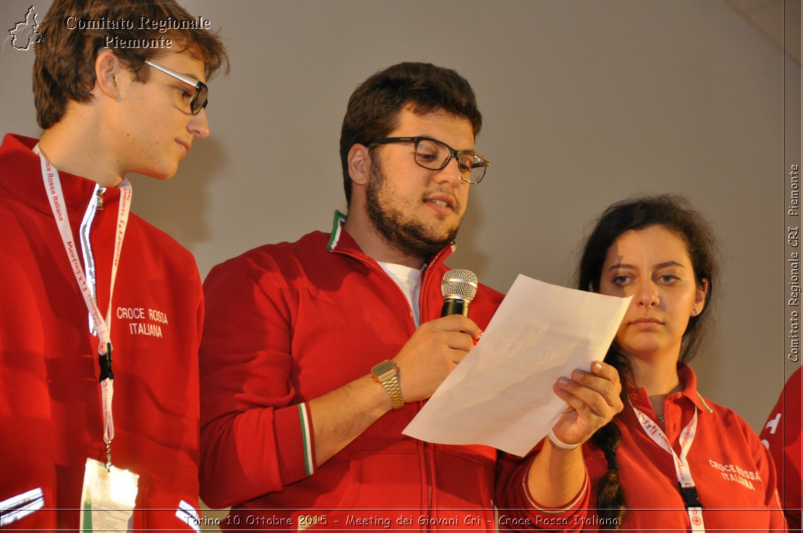 Torino 10 Ottobre 2015 - Meeting dei Giovani Cri - Croce Rossa Italiana- Comitato Regionale del Piemonte