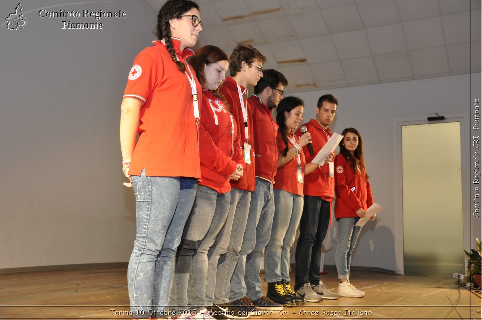 Torino 10 Ottobre 2015 - Meeting dei Giovani Cri - Croce Rossa Italiana- Comitato Regionale del Piemonte