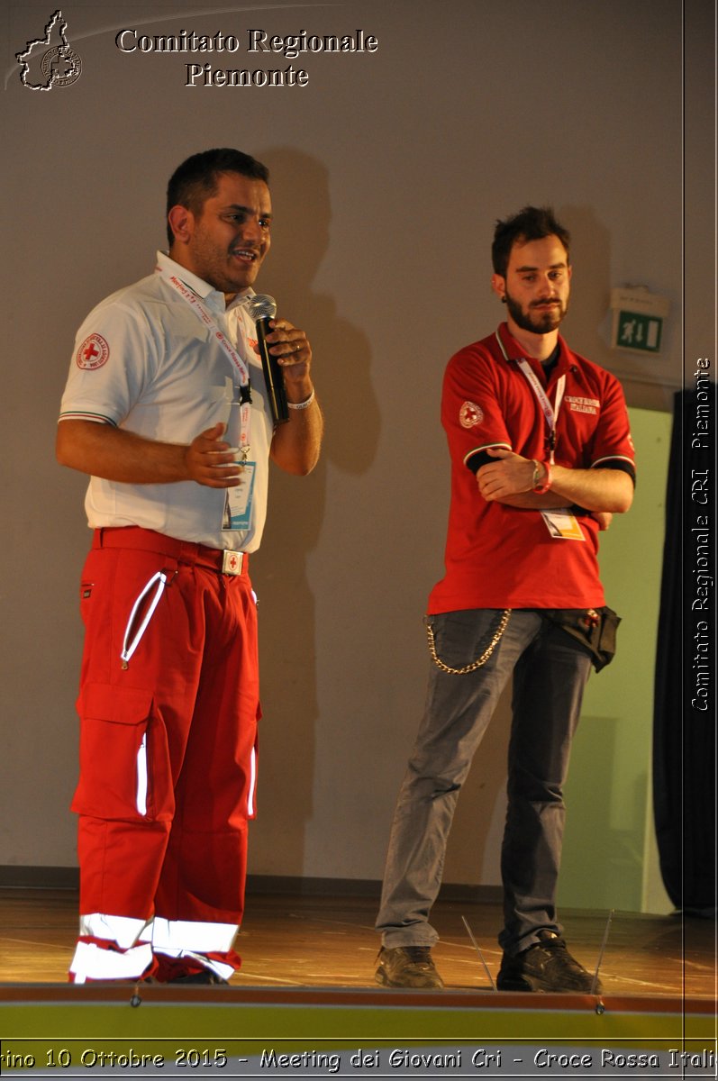 Torino 10 Ottobre 2015 - Meeting dei Giovani Cri - Croce Rossa Italiana- Comitato Regionale del Piemonte