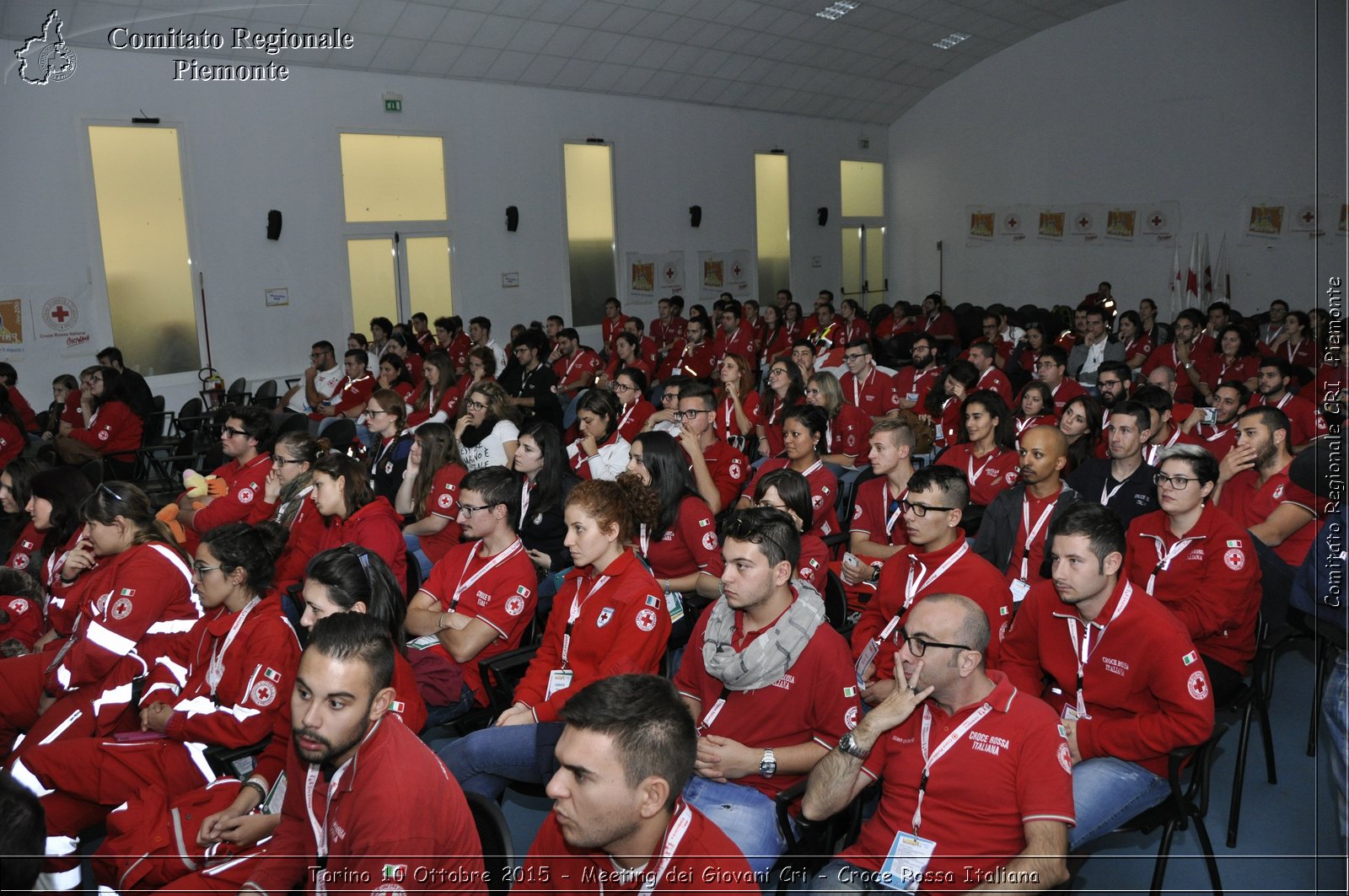 Torino 10 Ottobre 2015 - Meeting dei Giovani Cri - Croce Rossa Italiana- Comitato Regionale del Piemonte