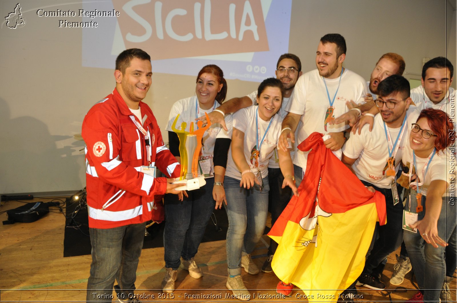 Torino 10 Ottobre 2015 - Premiazioni Meeting Nazionale - Croce Rossa Italiana- Comitato Regionale del Piemonte