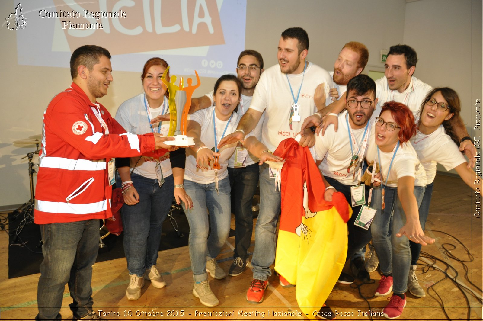 Torino 10 Ottobre 2015 - Premiazioni Meeting Nazionale - Croce Rossa Italiana- Comitato Regionale del Piemonte