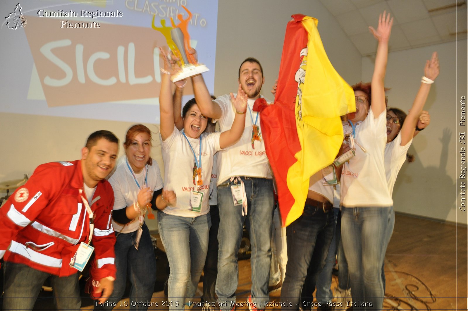 Torino 10 Ottobre 2015 - Premiazioni Meeting Nazionale - Croce Rossa Italiana- Comitato Regionale del Piemonte