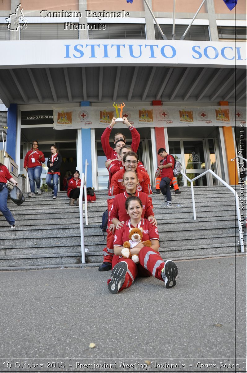 Torino 10 Ottobre 2015 - Premiazioni Meeting Nazionale - Croce Rossa Italiana- Comitato Regionale del Piemonte