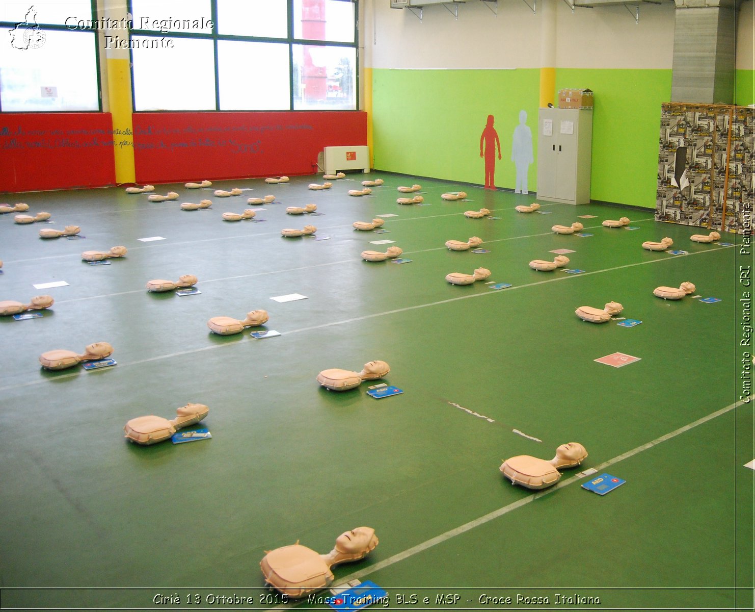 Ciri 13 Ottobre 2015 - Mass Training BLS e MSP - Croce Rossa Italiana- Comitato Regionale del Piemonte