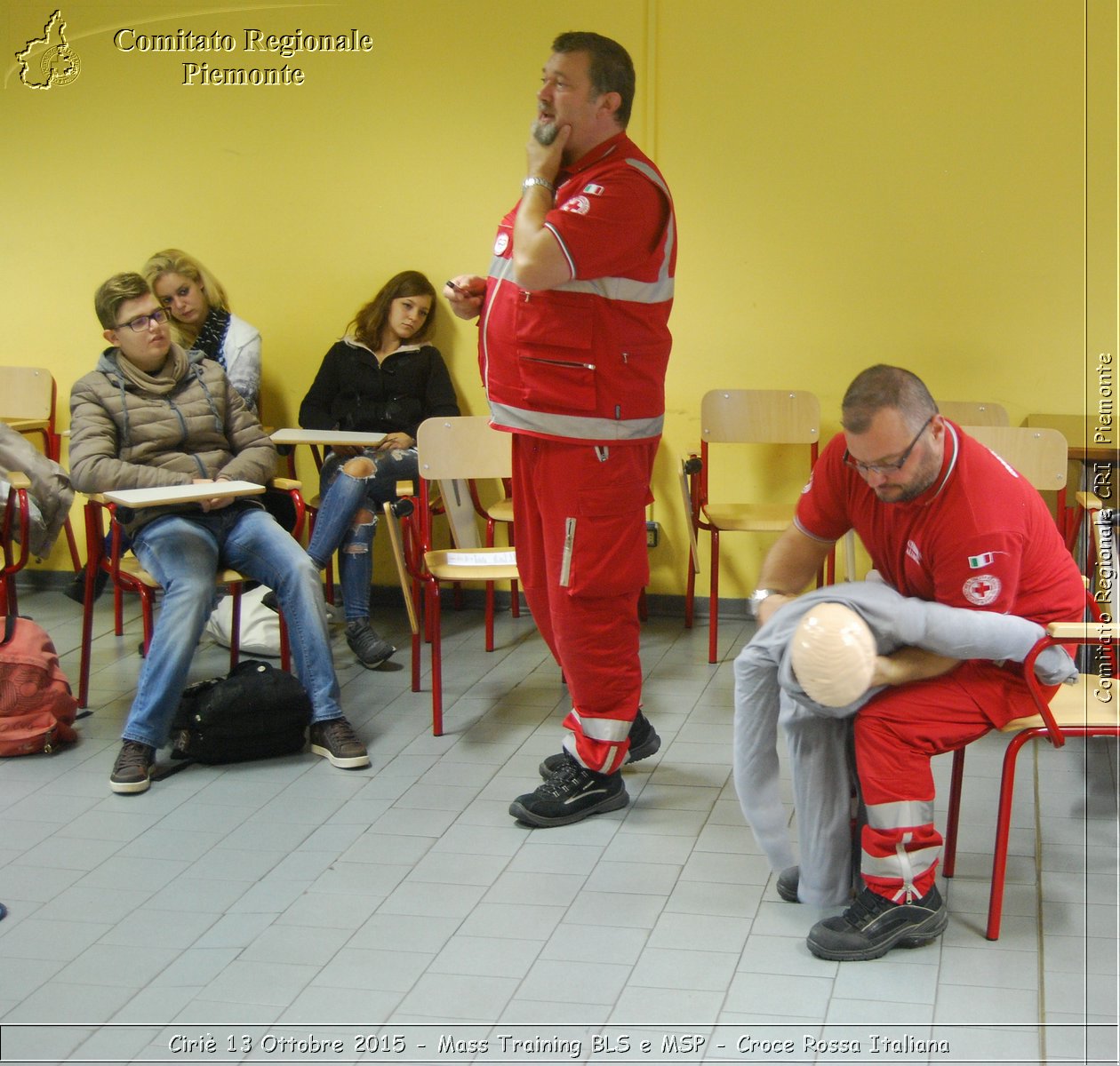 Ciri 13 Ottobre 2015 - Mass Training BLS e MSP - Croce Rossa Italiana- Comitato Regionale del Piemonte