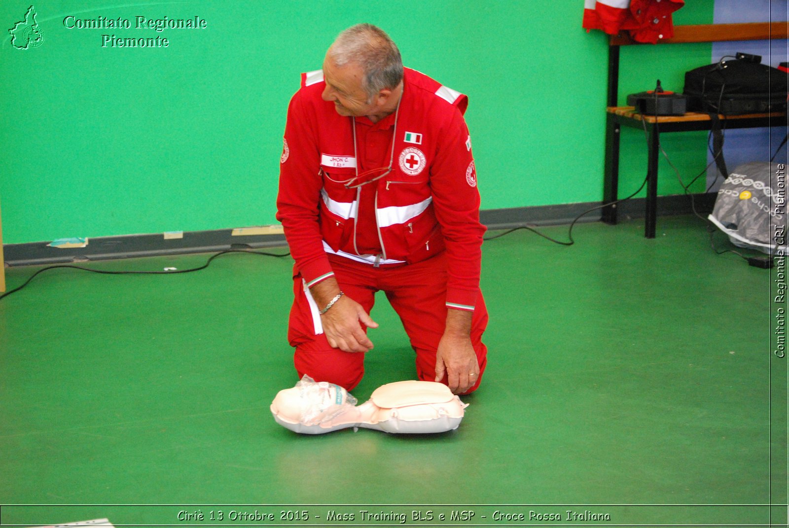 Ciri 13 Ottobre 2015 - Mass Training BLS e MSP - Croce Rossa Italiana- Comitato Regionale del Piemonte