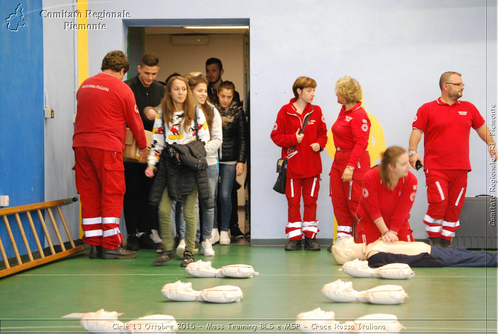 Ciri 13 Ottobre 2015 - Mass Training BLS e MSP - Croce Rossa Italiana- Comitato Regionale del Piemonte