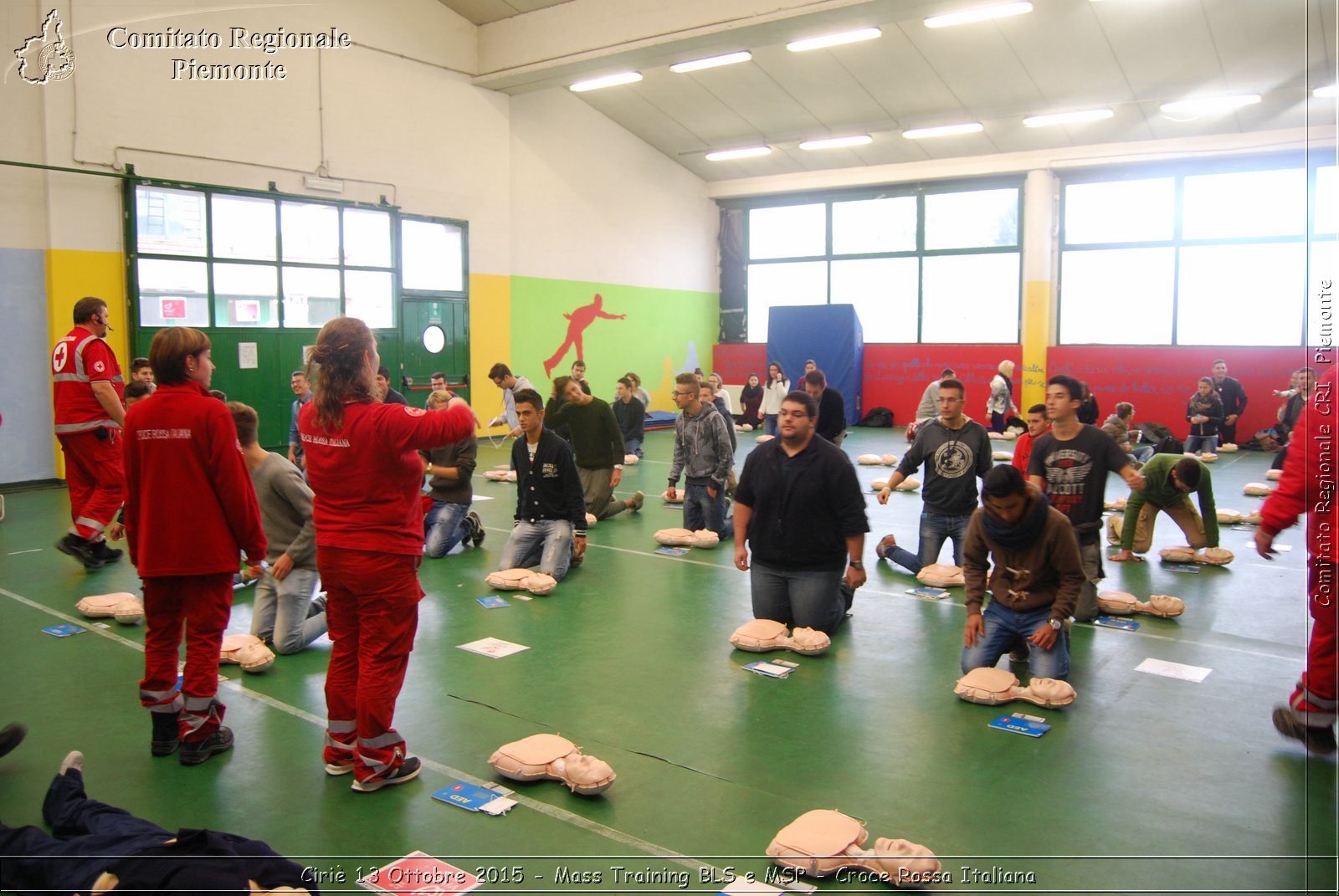 Ciri 13 Ottobre 2015 - Mass Training BLS e MSP - Croce Rossa Italiana- Comitato Regionale del Piemonte