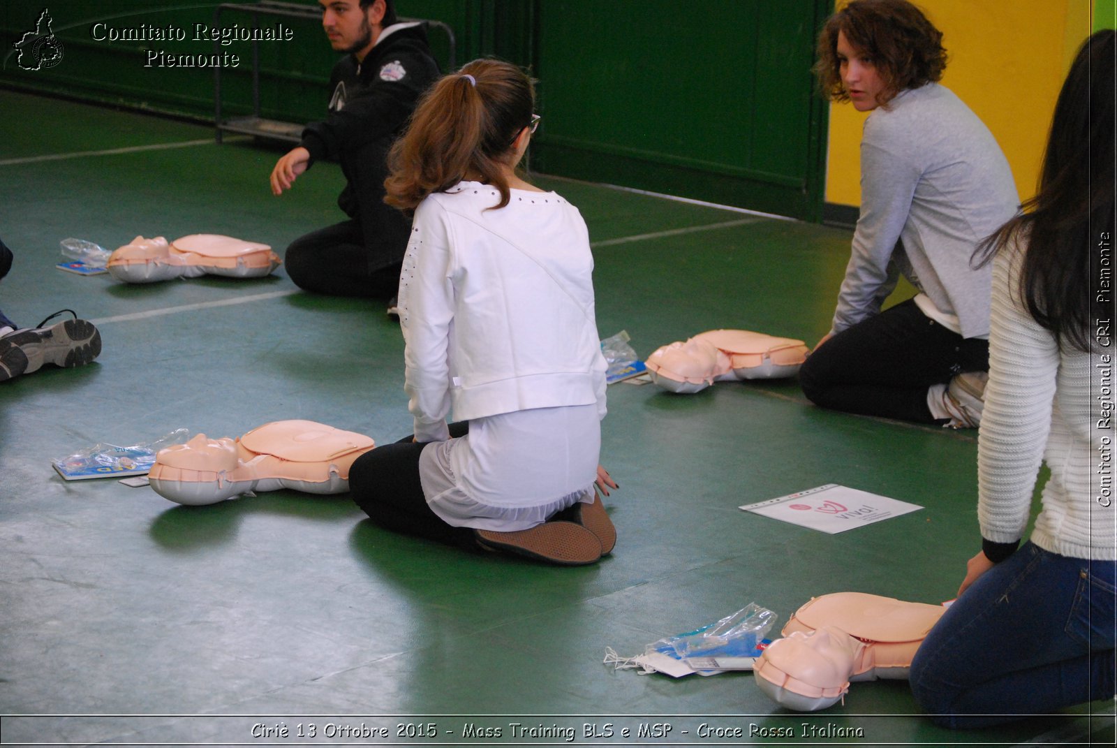 Ciri 13 Ottobre 2015 - Mass Training BLS e MSP - Croce Rossa Italiana- Comitato Regionale del Piemonte