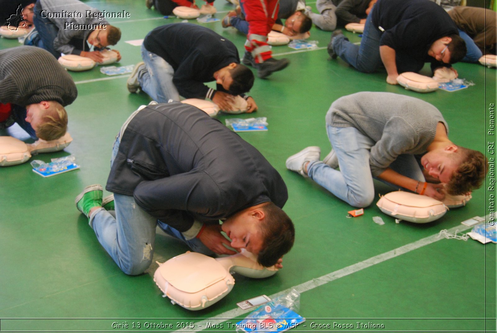 Ciri 13 Ottobre 2015 - Mass Training BLS e MSP - Croce Rossa Italiana- Comitato Regionale del Piemonte