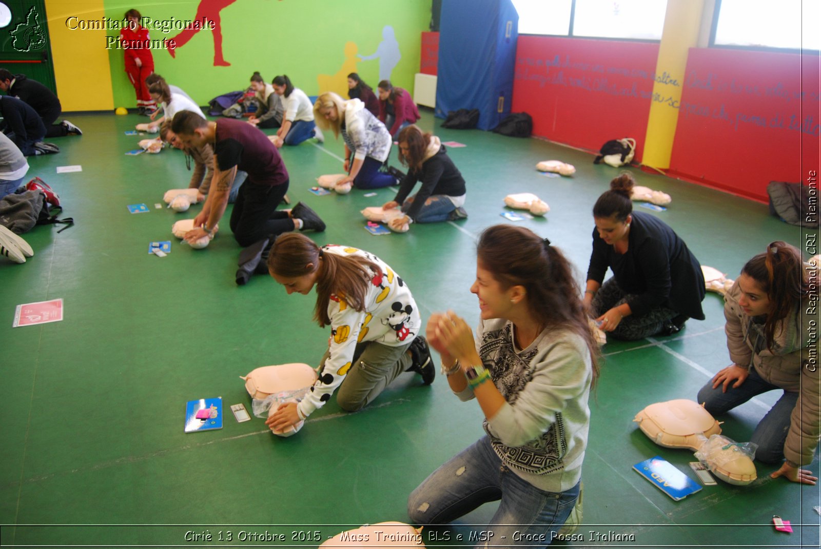 Ciri 13 Ottobre 2015 - Mass Training BLS e MSP - Croce Rossa Italiana- Comitato Regionale del Piemonte