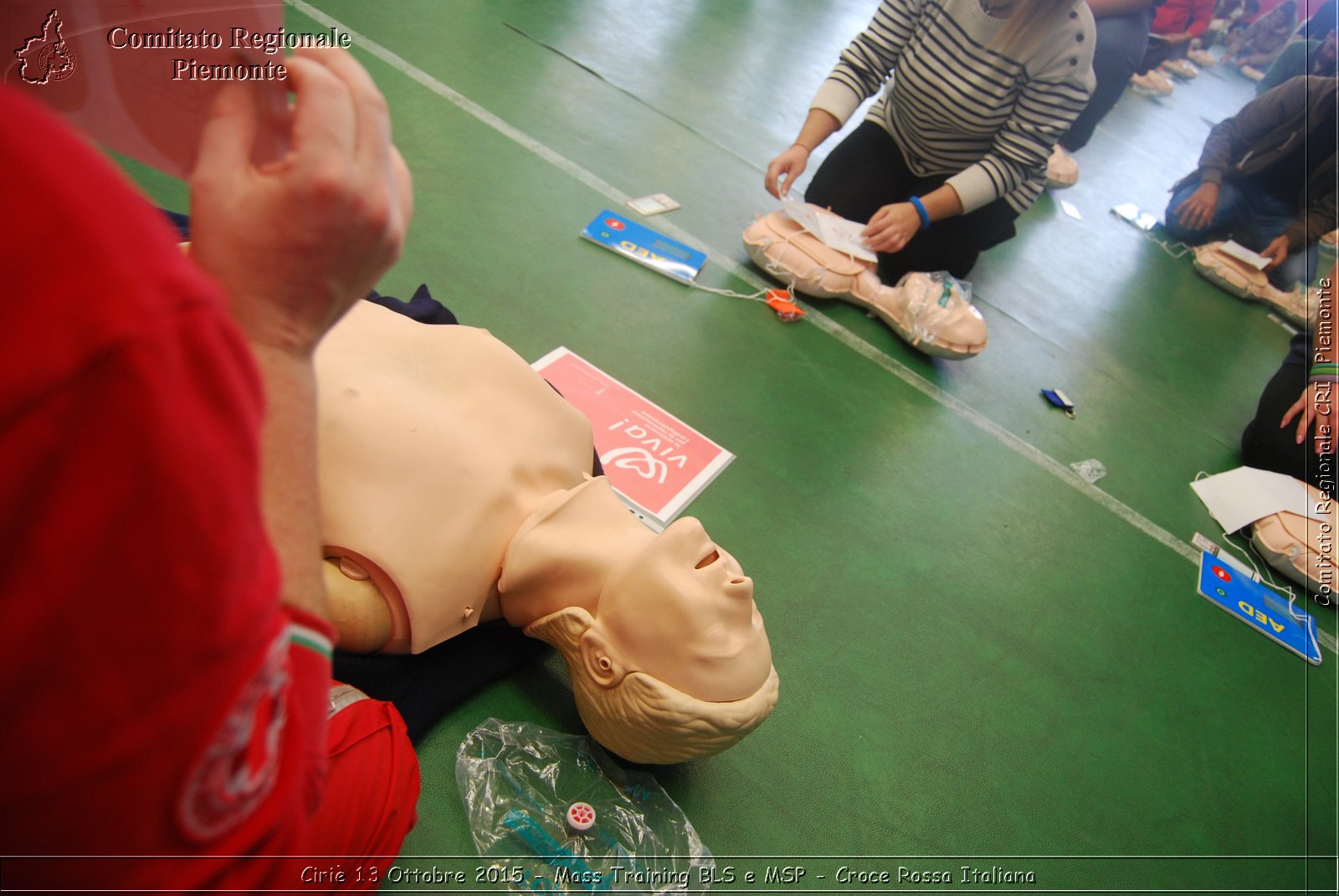 Ciri 13 Ottobre 2015 - Mass Training BLS e MSP - Croce Rossa Italiana- Comitato Regionale del Piemonte