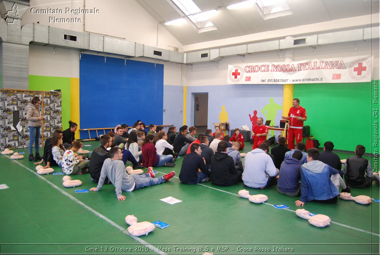 Ciri 13 Ottobre 2015 - Mass Training BLS e MSP - Croce Rossa Italiana- Comitato Regionale del Piemonte