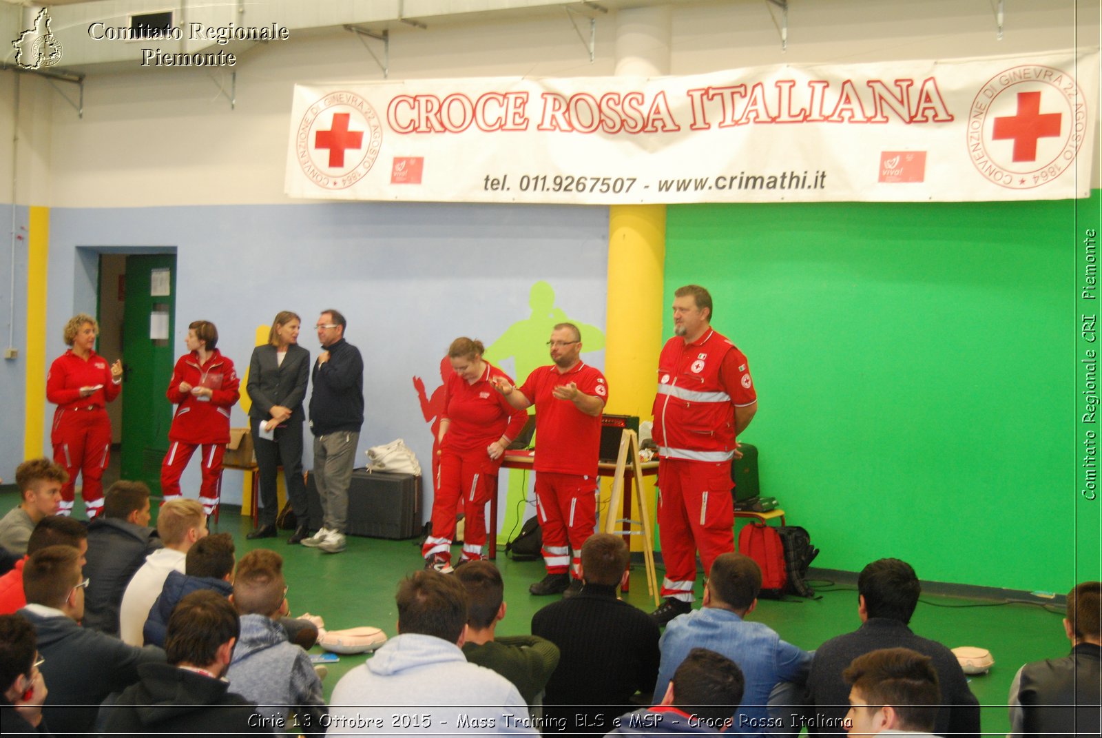 Ciri 13 Ottobre 2015 - Mass Training BLS e MSP - Croce Rossa Italiana- Comitato Regionale del Piemonte