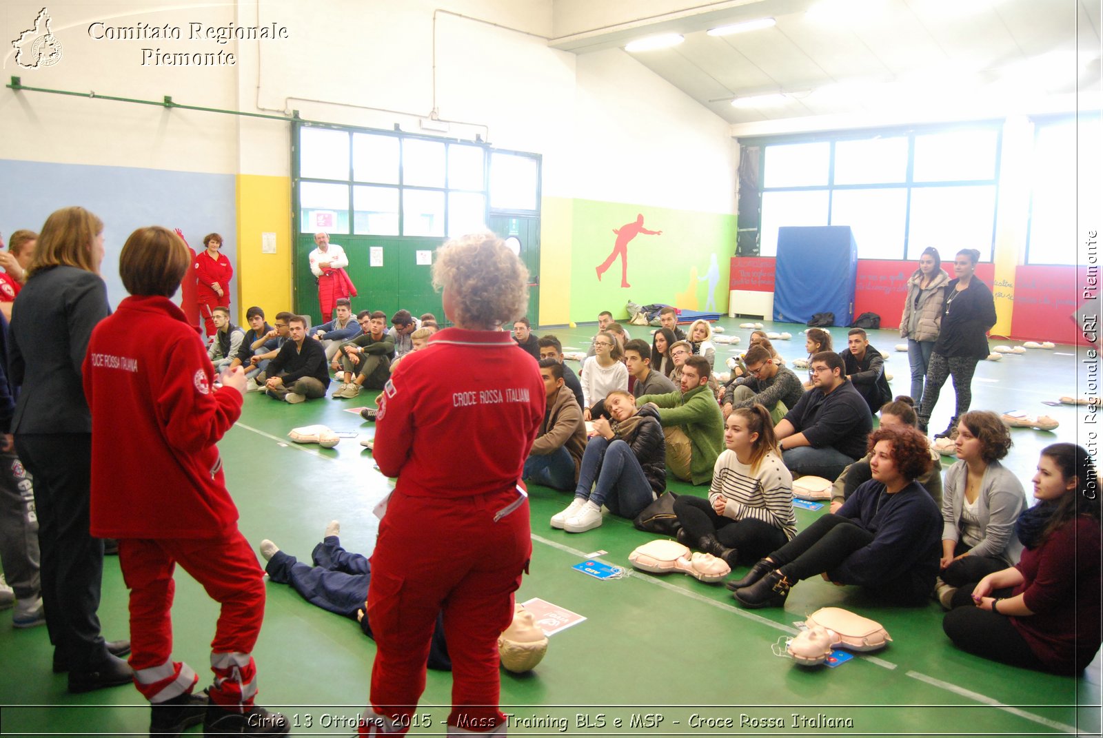 Ciri 13 Ottobre 2015 - Mass Training BLS e MSP - Croce Rossa Italiana- Comitato Regionale del Piemonte