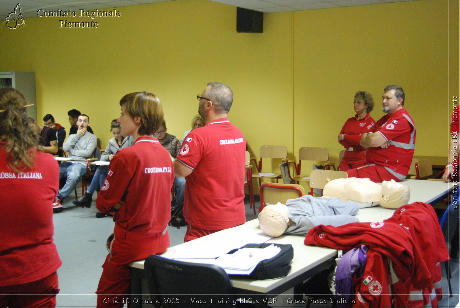 Ciri 13 Ottobre 2015 - Mass Training BLS e MSP - Croce Rossa Italiana- Comitato Regionale del Piemonte