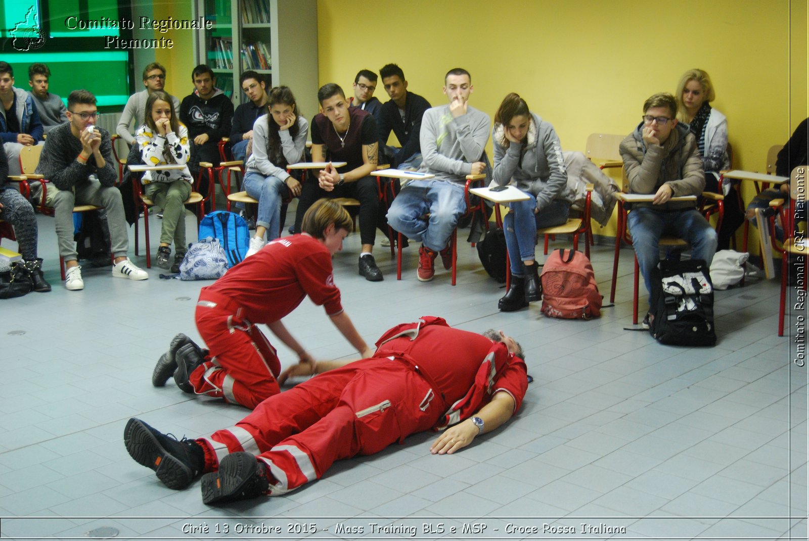 Ciri 13 Ottobre 2015 - Mass Training BLS e MSP - Croce Rossa Italiana- Comitato Regionale del Piemonte