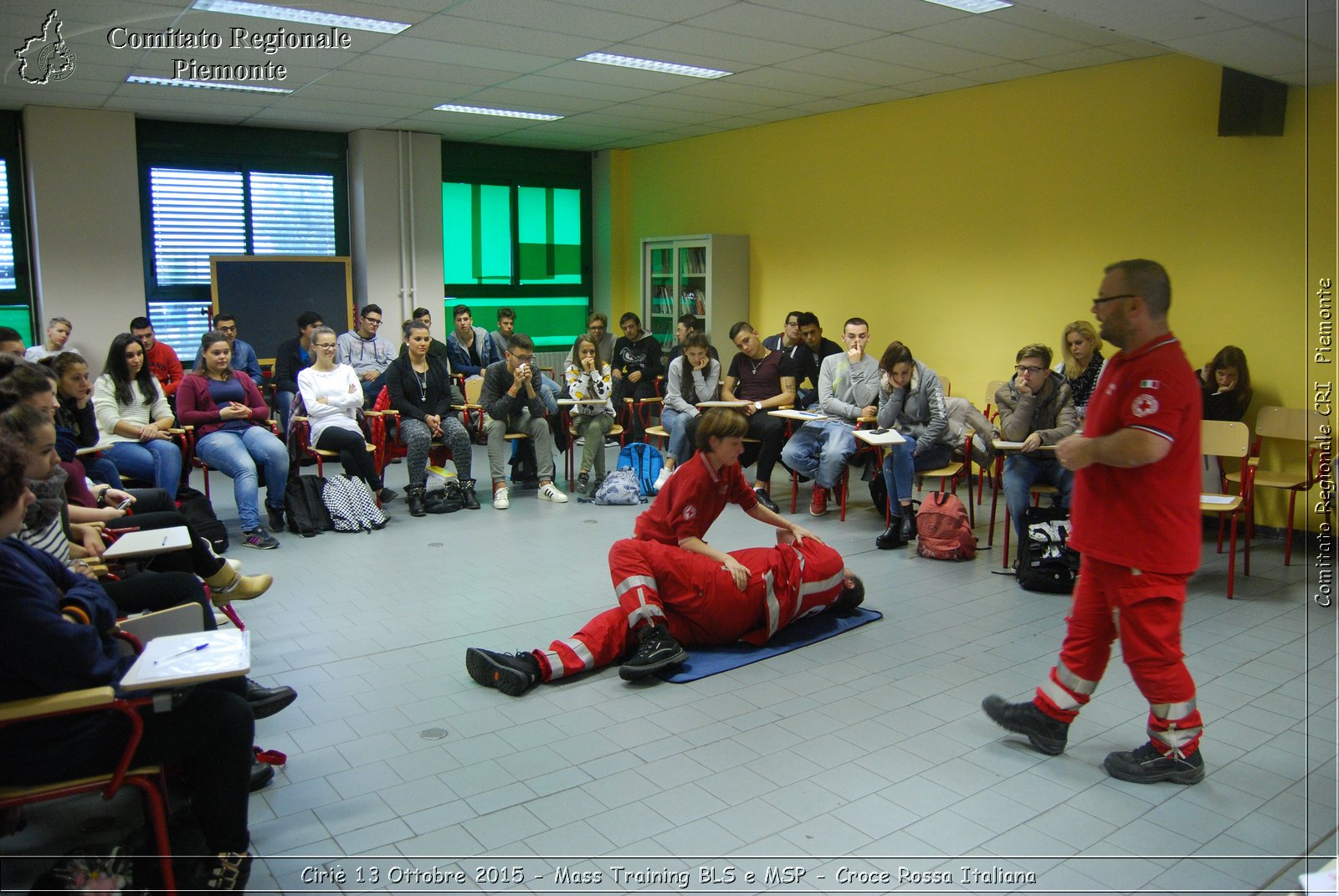 Ciri 13 Ottobre 2015 - Mass Training BLS e MSP - Croce Rossa Italiana- Comitato Regionale del Piemonte