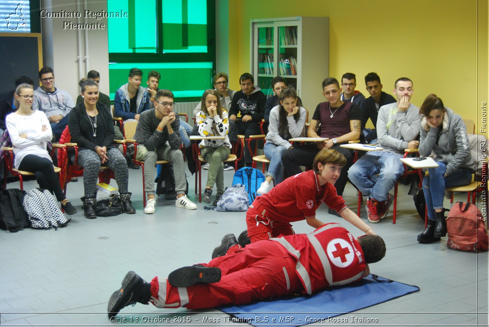 Ciri 13 Ottobre 2015 - Mass Training BLS e MSP - Croce Rossa Italiana- Comitato Regionale del Piemonte