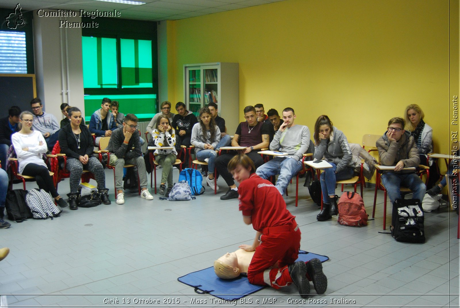 Ciri 13 Ottobre 2015 - Mass Training BLS e MSP - Croce Rossa Italiana- Comitato Regionale del Piemonte