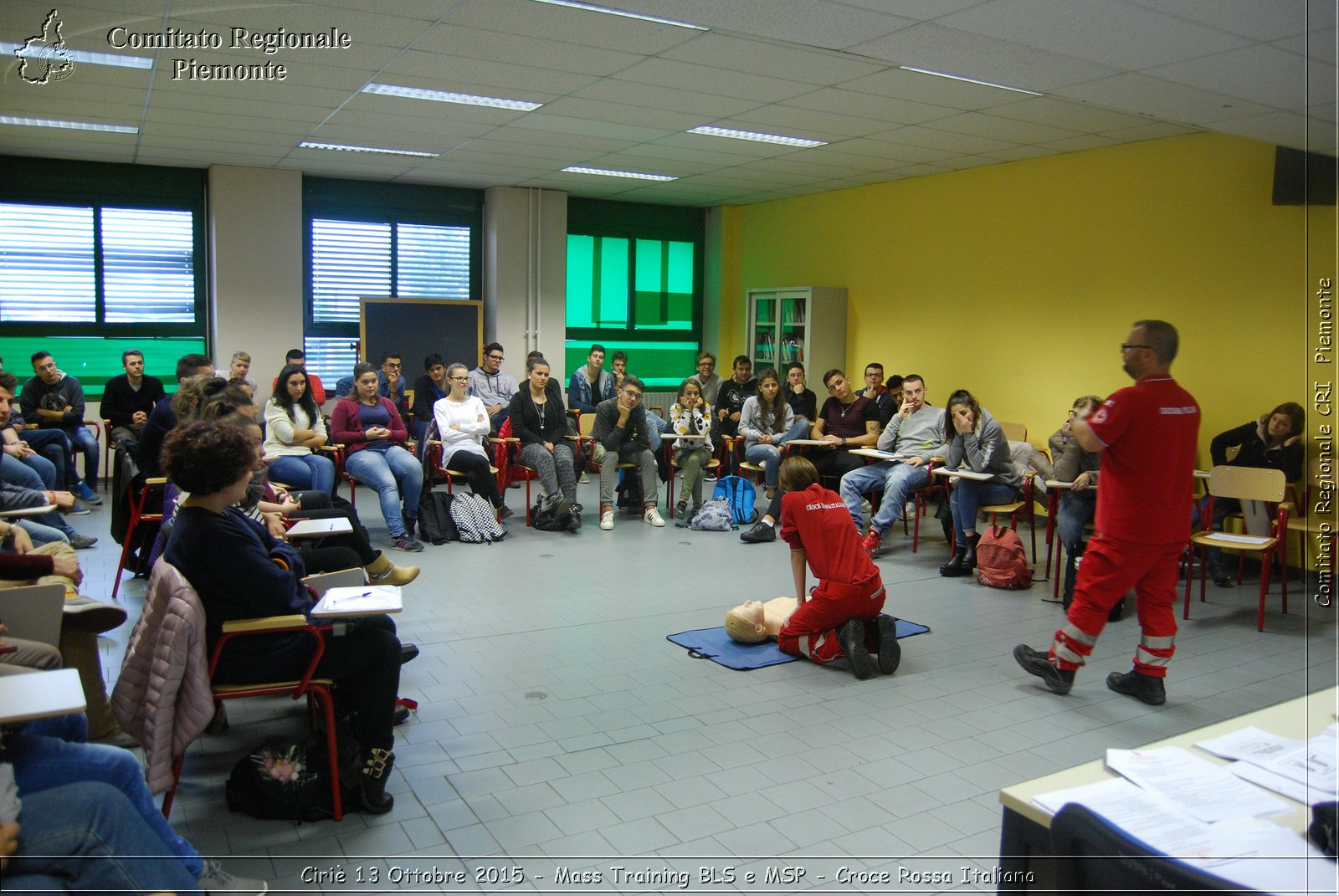 Ciri 13 Ottobre 2015 - Mass Training BLS e MSP - Croce Rossa Italiana- Comitato Regionale del Piemonte