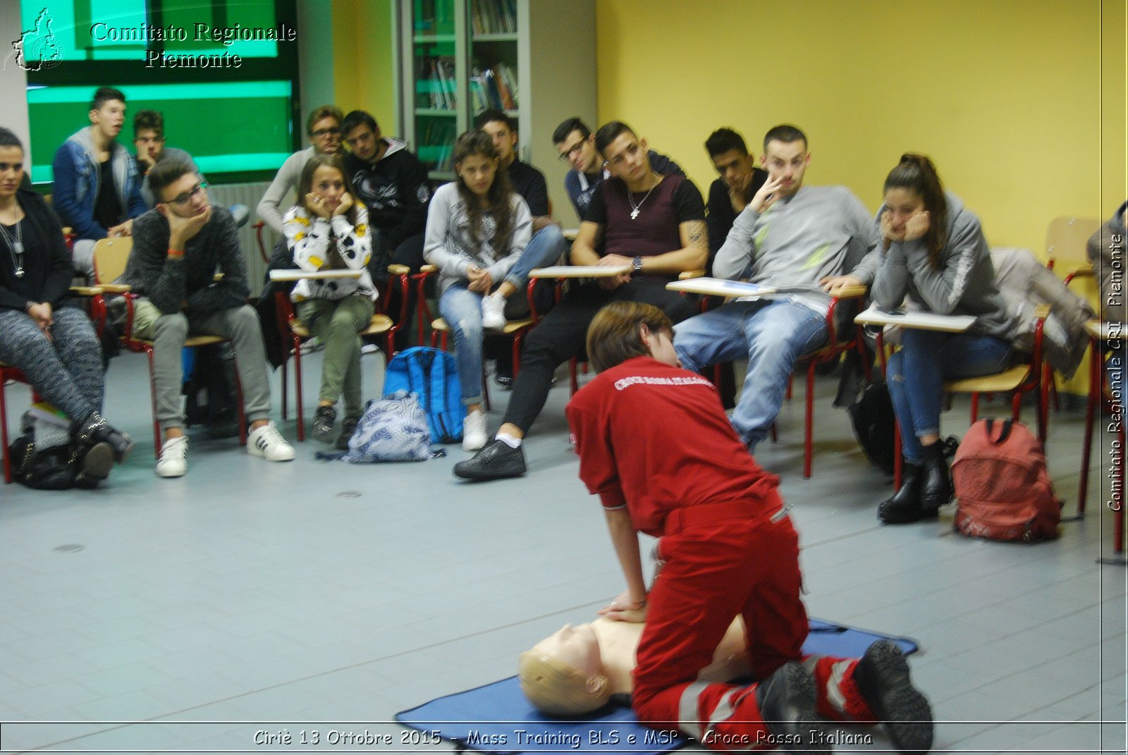 Ciri 13 Ottobre 2015 - Mass Training BLS e MSP - Croce Rossa Italiana- Comitato Regionale del Piemonte