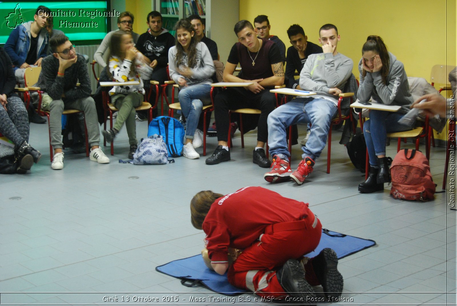 Ciri 13 Ottobre 2015 - Mass Training BLS e MSP - Croce Rossa Italiana- Comitato Regionale del Piemonte