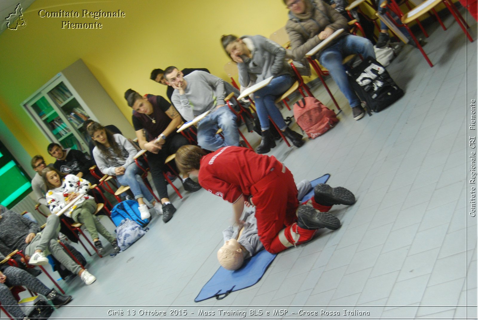 Ciri 13 Ottobre 2015 - Mass Training BLS e MSP - Croce Rossa Italiana- Comitato Regionale del Piemonte