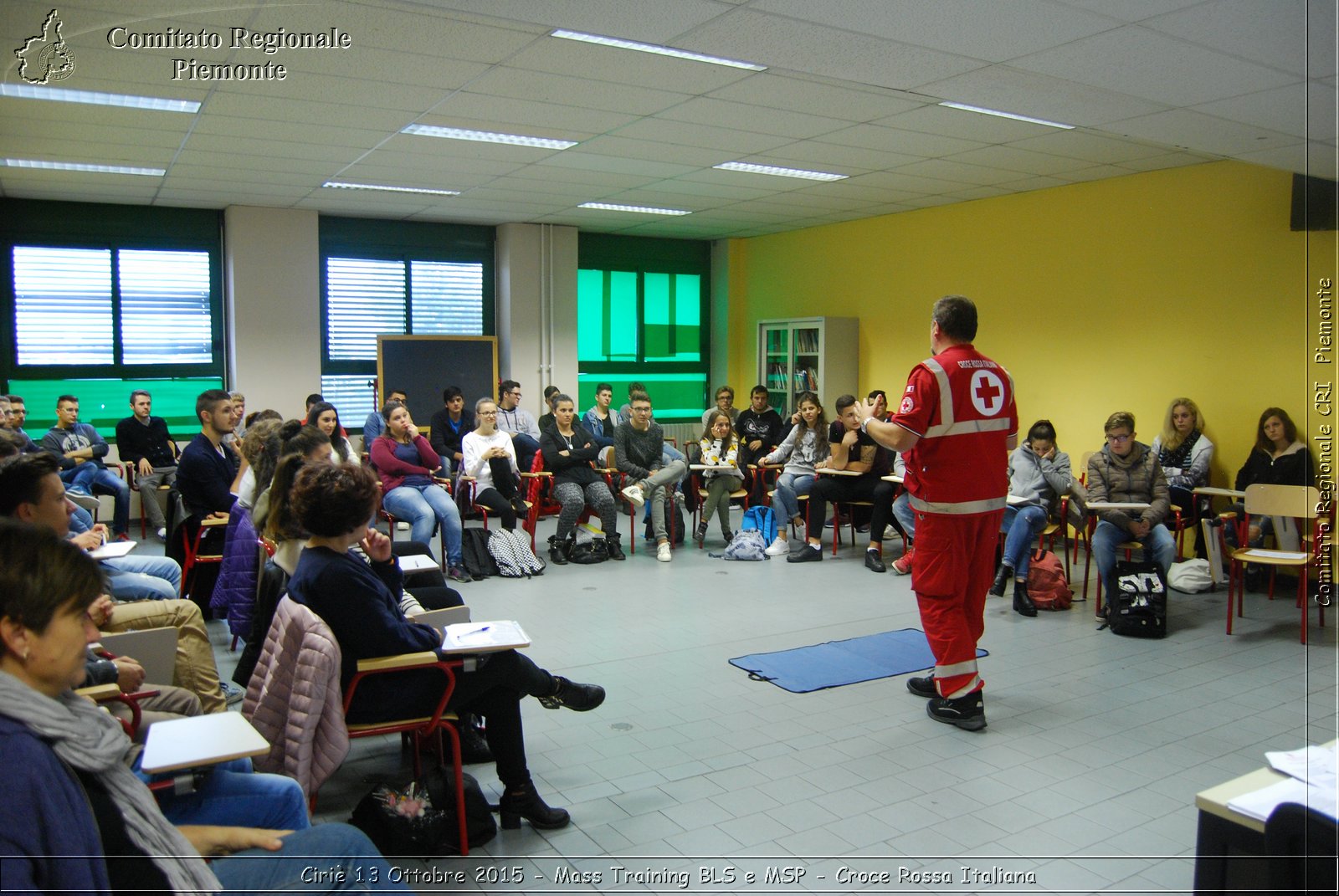 Ciri 13 Ottobre 2015 - Mass Training BLS e MSP - Croce Rossa Italiana- Comitato Regionale del Piemonte