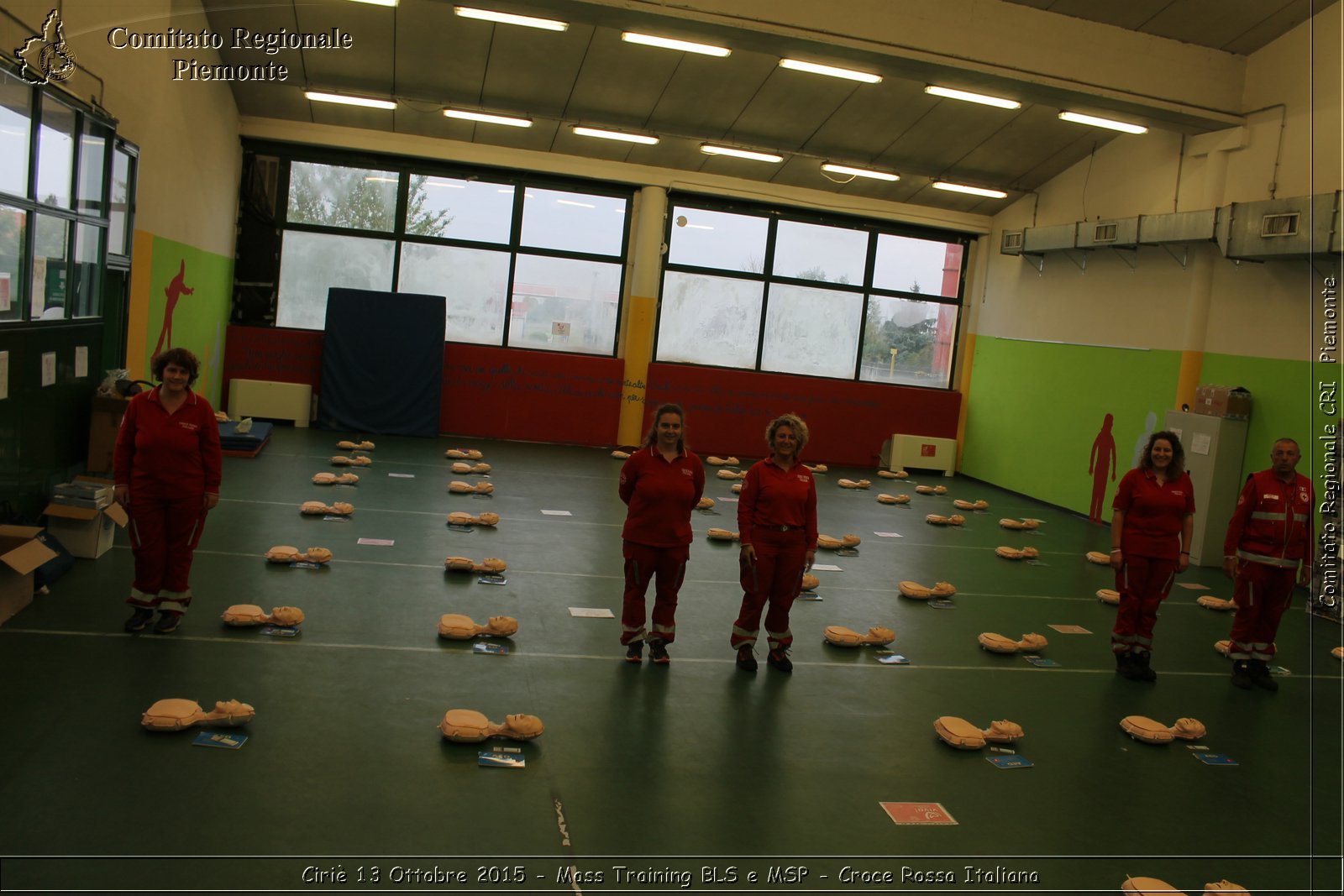 Ciri 13 Ottobre 2015 - Mass Training BLS e MSP - Croce Rossa Italiana- Comitato Regionale del Piemonte