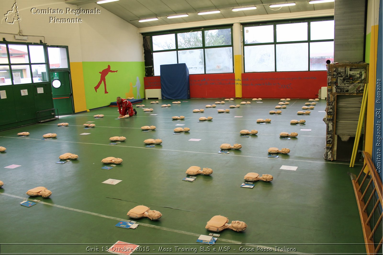 Ciri 13 Ottobre 2015 - Mass Training BLS e MSP - Croce Rossa Italiana- Comitato Regionale del Piemonte