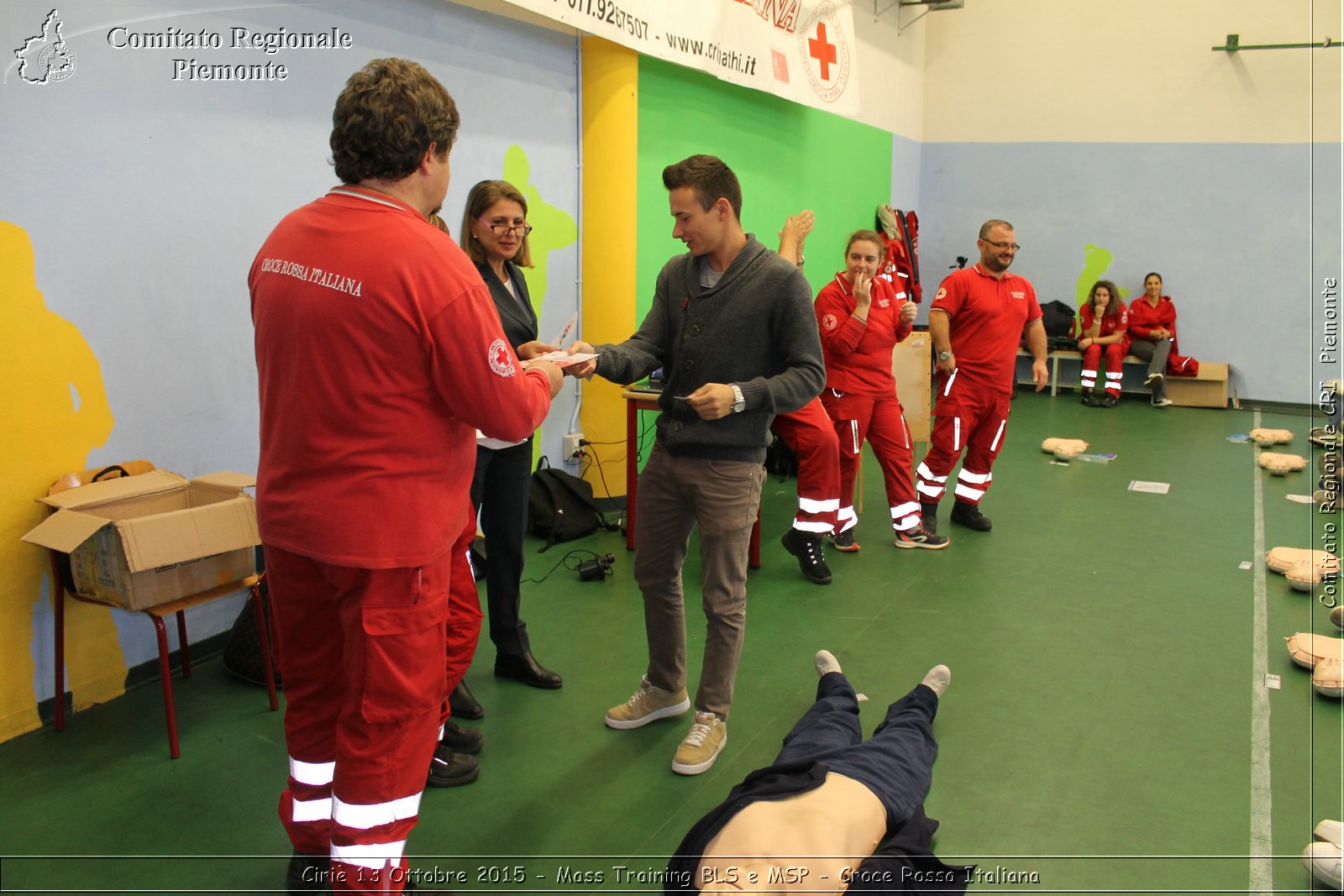 Ciri 13 Ottobre 2015 - Mass Training BLS e MSP - Croce Rossa Italiana- Comitato Regionale del Piemonte