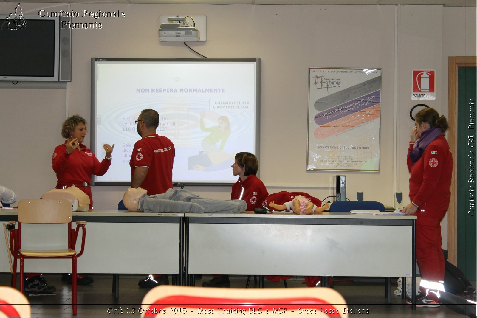 Ciri 13 Ottobre 2015 - Mass Training BLS e MSP - Croce Rossa Italiana- Comitato Regionale del Piemonte