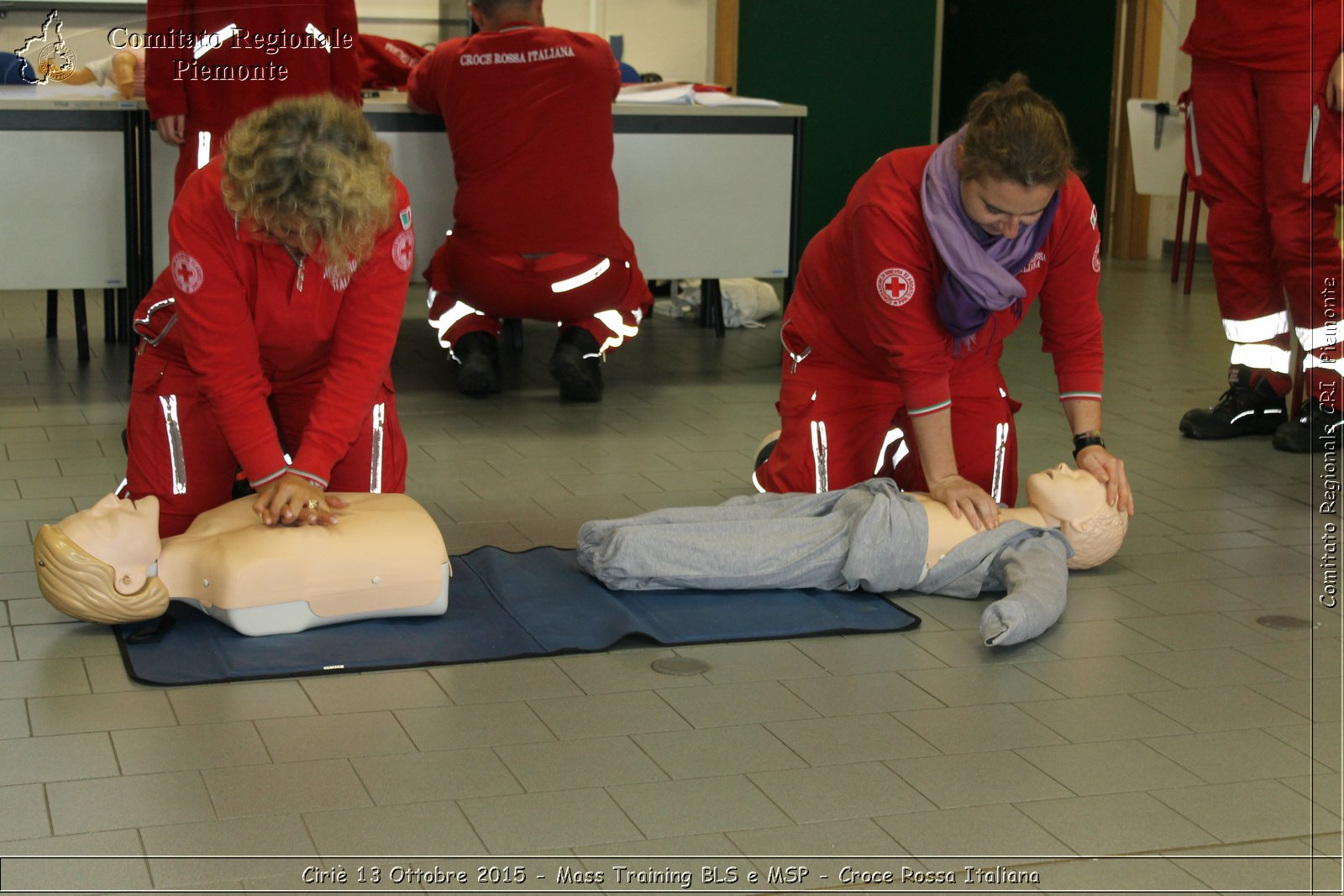 Ciri 13 Ottobre 2015 - Mass Training BLS e MSP - Croce Rossa Italiana- Comitato Regionale del Piemonte