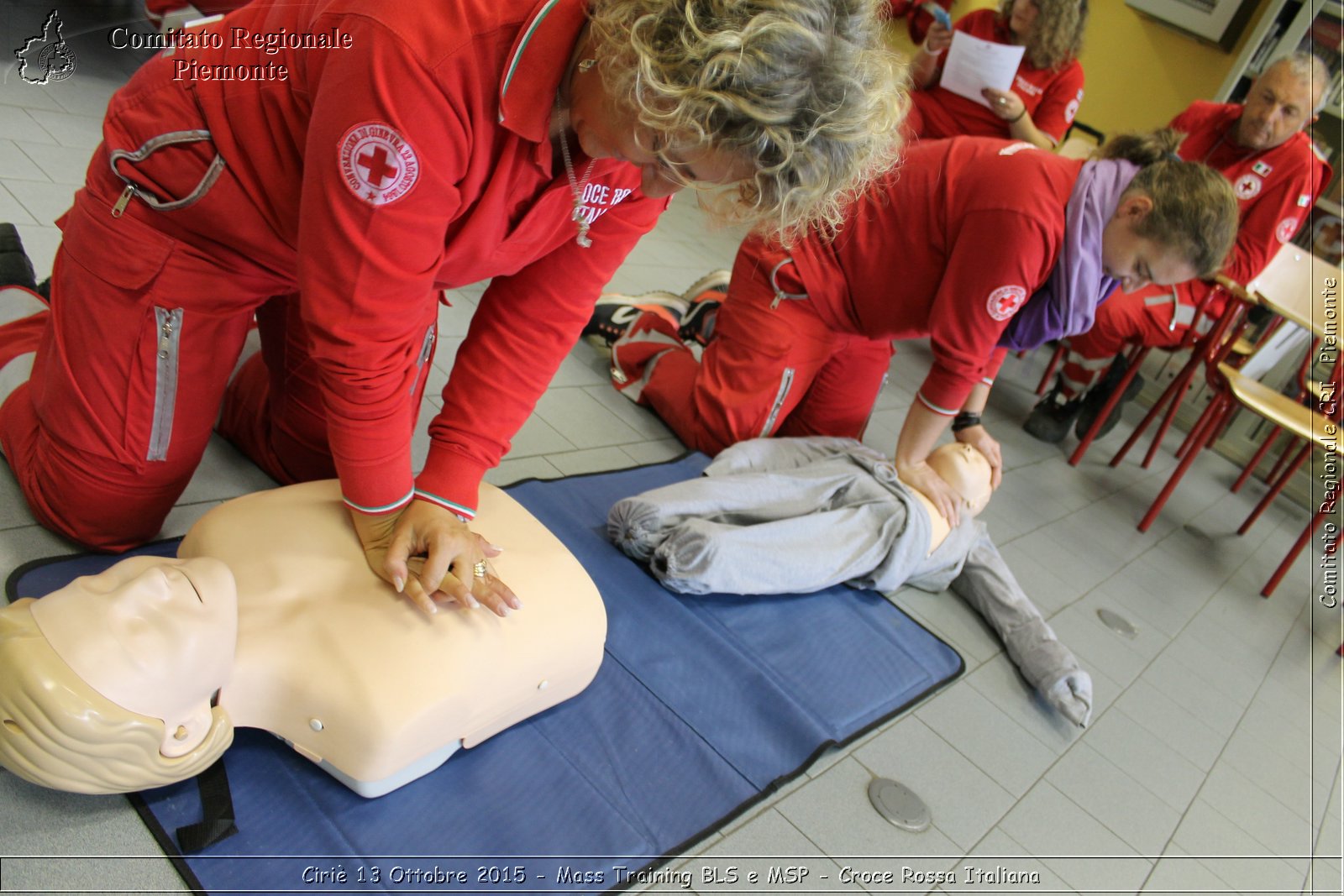 Ciri 13 Ottobre 2015 - Mass Training BLS e MSP - Croce Rossa Italiana- Comitato Regionale del Piemonte