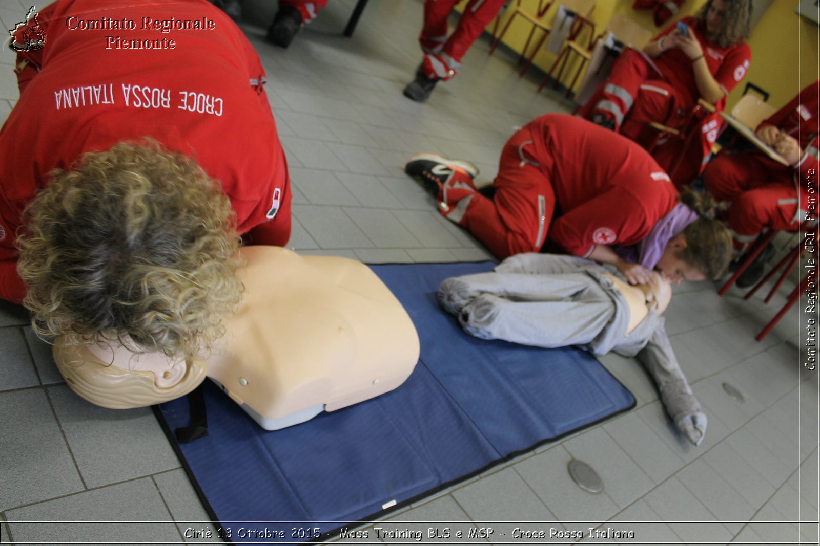 Ciri 13 Ottobre 2015 - Mass Training BLS e MSP - Croce Rossa Italiana- Comitato Regionale del Piemonte