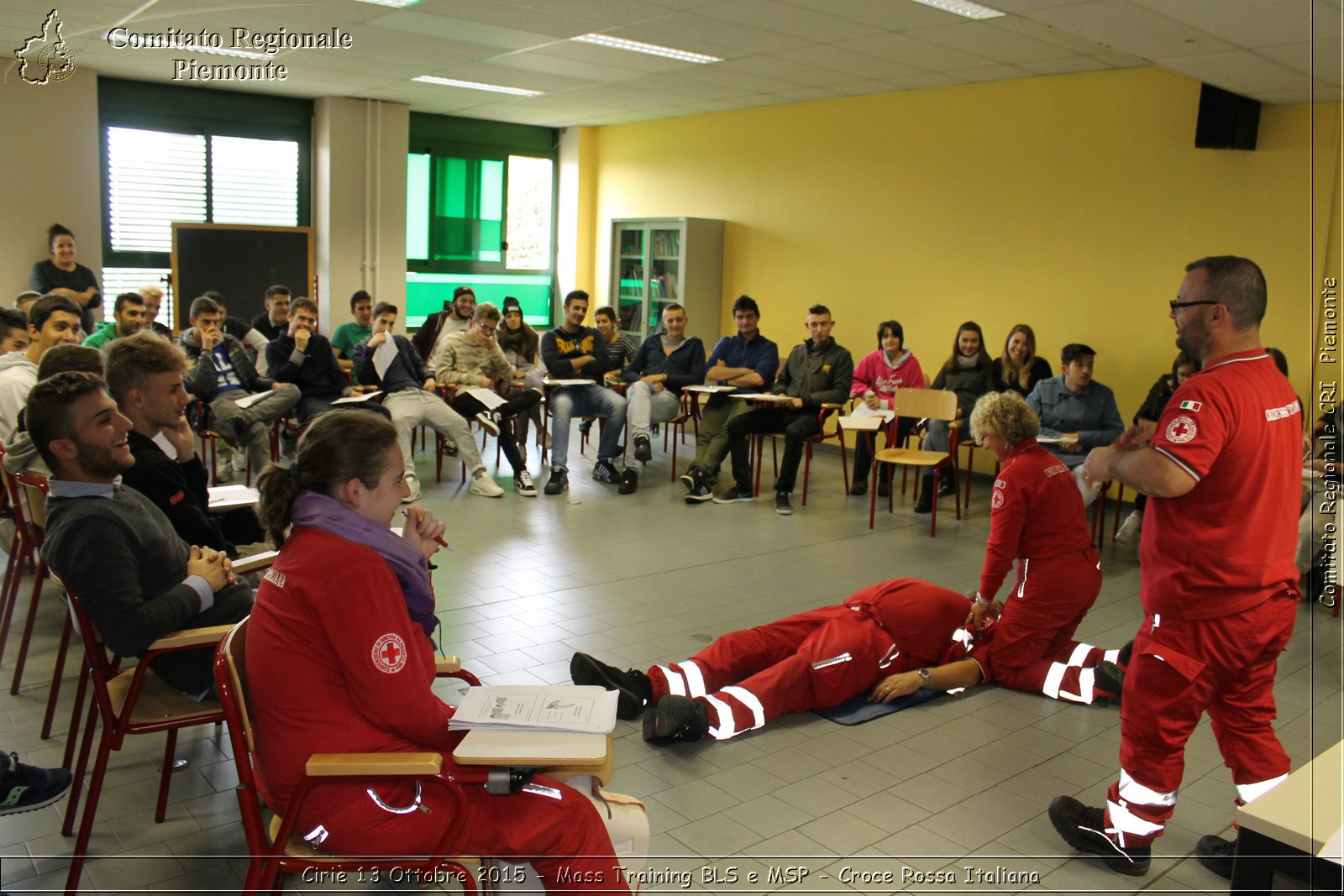 Ciri 13 Ottobre 2015 - Mass Training BLS e MSP - Croce Rossa Italiana- Comitato Regionale del Piemonte