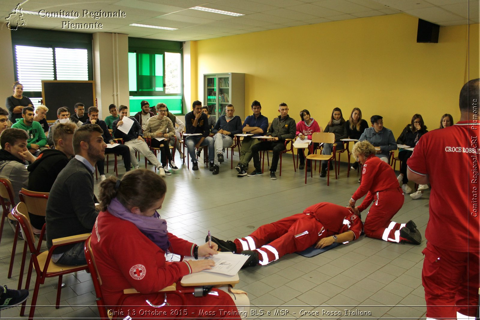 Ciri 13 Ottobre 2015 - Mass Training BLS e MSP - Croce Rossa Italiana- Comitato Regionale del Piemonte