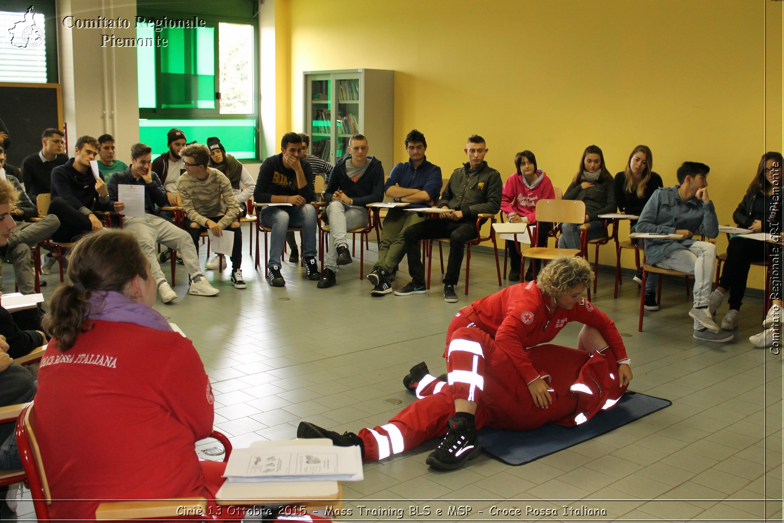 Ciri 13 Ottobre 2015 - Mass Training BLS e MSP - Croce Rossa Italiana- Comitato Regionale del Piemonte