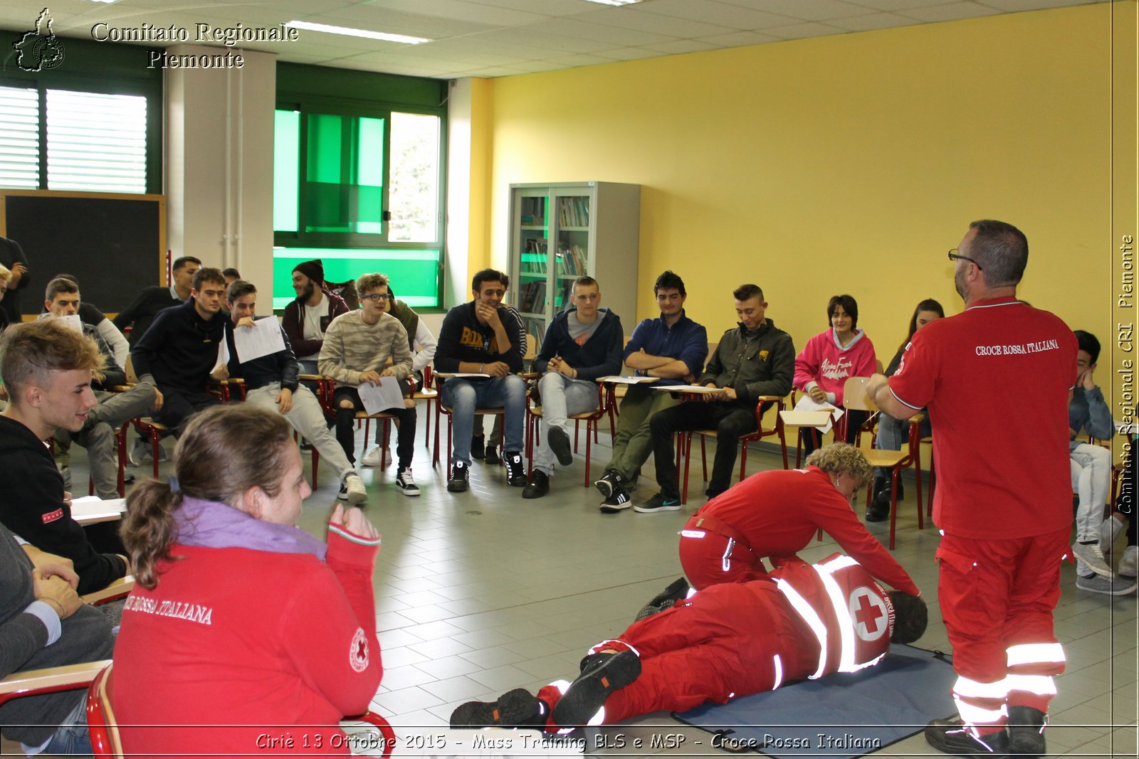 Ciri 13 Ottobre 2015 - Mass Training BLS e MSP - Croce Rossa Italiana- Comitato Regionale del Piemonte