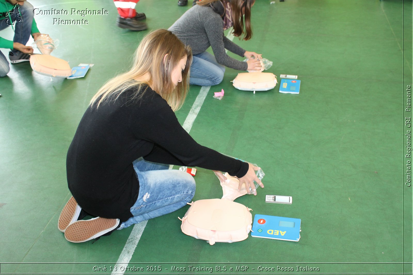 Ciri 13 Ottobre 2015 - Mass Training BLS e MSP - Croce Rossa Italiana- Comitato Regionale del Piemonte