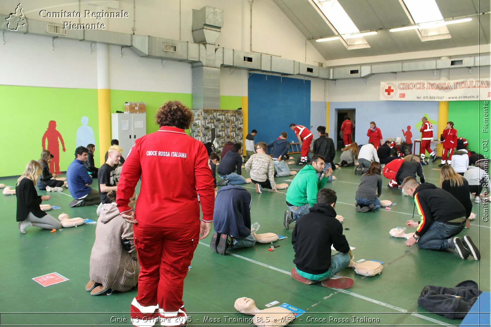 Ciri 13 Ottobre 2015 - Mass Training BLS e MSP - Croce Rossa Italiana- Comitato Regionale del Piemonte