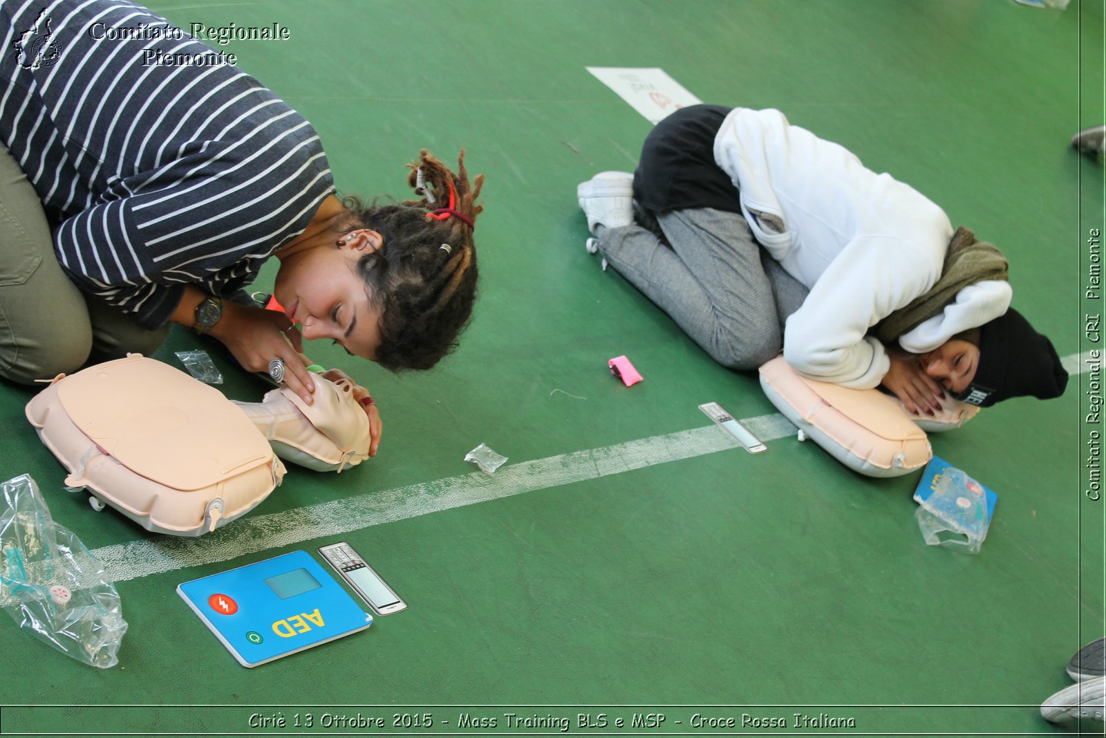 Ciri 13 Ottobre 2015 - Mass Training BLS e MSP - Croce Rossa Italiana- Comitato Regionale del Piemonte