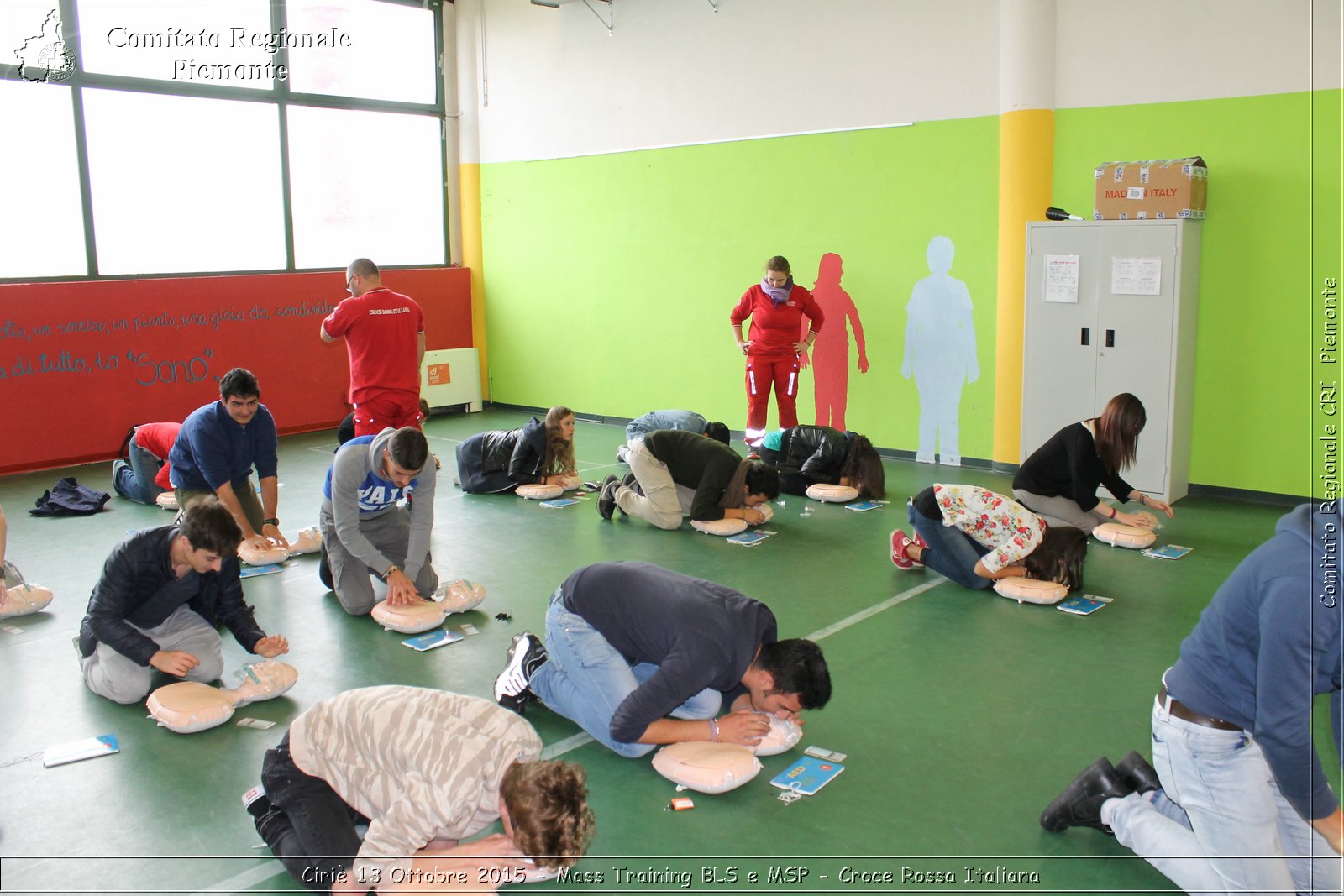 Ciri 13 Ottobre 2015 - Mass Training BLS e MSP - Croce Rossa Italiana- Comitato Regionale del Piemonte