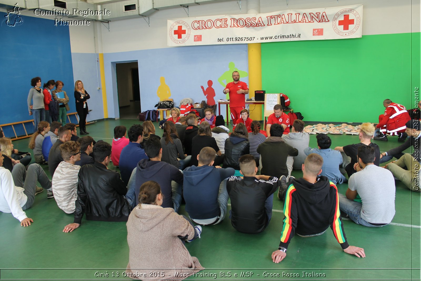 Ciri 13 Ottobre 2015 - Mass Training BLS e MSP - Croce Rossa Italiana- Comitato Regionale del Piemonte