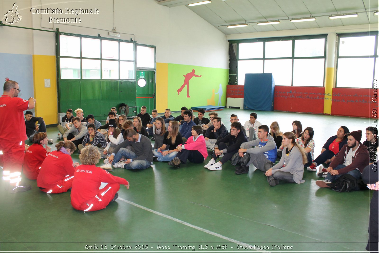 Ciri 13 Ottobre 2015 - Mass Training BLS e MSP - Croce Rossa Italiana- Comitato Regionale del Piemonte